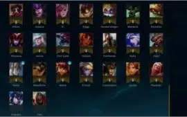 Conta de League of Legends - 93 campeões e 34 skins