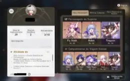 Honkai Star Rail- Robin + Fu Xuan + Black Swan + Clara(e2)