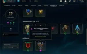 CONTA LEAGUE OF LEGENDS 2012