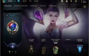 CONTA LEAGUE OF LEGENDS 2012