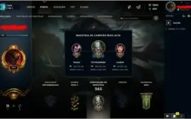 Conta LVL 191 GOLD 3 - S9 - COM 2800RPS