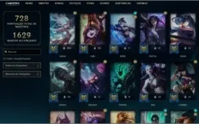 CONTA LENDÁRIA DE LoL
