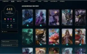 CONTA LENDÁRIA DE LoL