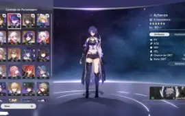 Honkai star rail Ruan Mei e0/ Robin e0/ Acheron e3