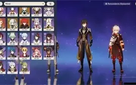 CONTA GENSHIN IMPACT AR55 - KAZUHA C2, 12 PERSONAGENS 5 STAR