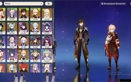 CONTA GENSHIN IMPACT AR55 - KAZUHA C2, 12 PERSONAGENS 5 STAR
