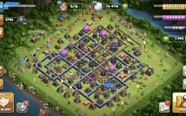 Coc - Cv 15 Lvl 263 - 90% Full No Preço!
