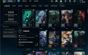 Conta prata 4 com 140 Champs e 66 Skins +1 Fragmento