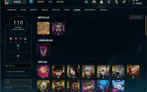 Conta prata 4 com 140 Champs e 66 Skins +1 Fragmento