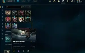 Conta prata 4 com 140 Champs e 66 Skins +1 Fragmento