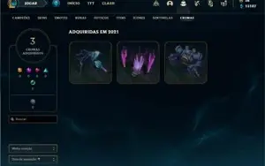 Conta prata 4 com 140 Champs e 66 Skins +1 Fragmento