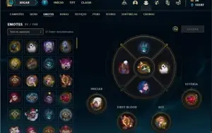 Conta prata 4 com 140 Champs e 66 Skins +1 Fragmento