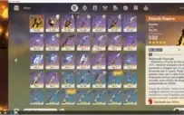 AR48 VENTI/DILUC/QIQI/ALBEDO/ZHONGLI/KEQING ARMA 5*