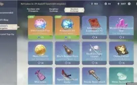 Conta rank 41 Keqing BEM EQUIPADA + arma Passe de Batalha