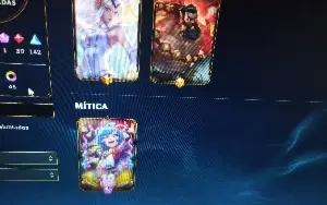 Conta league of legends sem rank com várias skins.