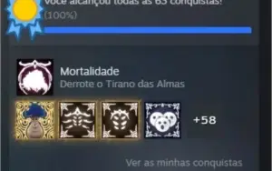 Platino seu jogo 100% na steam