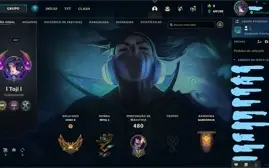 Conta de League of Legends TOP!!