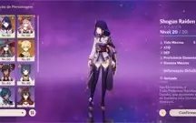 Genshin impact conta com Shogun raiden + xiao + mona AR30