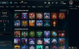 CONTA LEAGUE OF LEGENDS LEVEL 619 DIAMOND 4 100k ESSENCIA