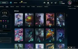 CONTA LEAGUE OF LEGENDS LEVEL 619 DIAMOND 4 100k ESSENCIA