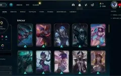[BR] CONTA OURO I, 149 CAMPEÕES, 89 SKINS, LVL 271, ATIVA S6