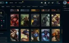 [BR] CONTA OURO I, 149 CAMPEÕES, 89 SKINS, LVL 271, ATIVA S6