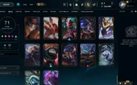 Conta LoL Ouro 2 - 122 campeões - 71 skins