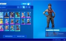 Conta fortnite rara -3 ogs-skull roxo-renegade-pinkghoul e +