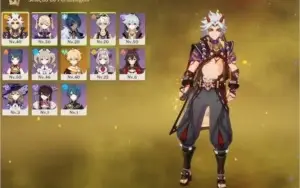GENSHIN CONTA AR27 ITTO / TUMULO DO LOBO