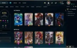 CONTA COM MUITAS SKINS E ÍCONES lvl 382!!