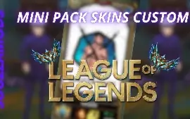 Mini Pack Skin Custom (Cyan e Midnight) - League Of Legends