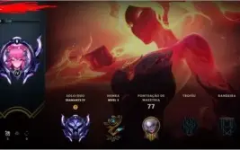 Conta DIAMANTE 4, Winrate alto, lvl 41 smurf.