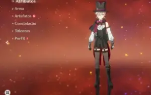 Arlecchino + arma Lyney + arma