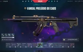 Conta Valorant possui Preludio, Saqueadora, faca.../ FA/OURO