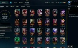 Conta League Of Legends Ouro V 107 Champs / 68 Skins Boas