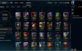 Conta League Of Legends Ouro V 107 Champs / 68 Skins Boas