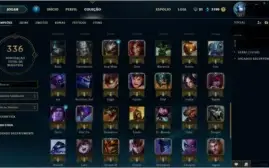 Conta League Of Legends Ouro V 107 Champs / 68 Skins Boas