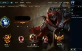 Conta League Of Legends Ouro V 107 Champs / 68 Skins Boas
