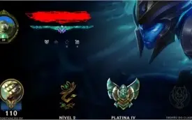 CONTA PLATINA 4 53 CHAMPS + 12 SKINS mmr plat 2