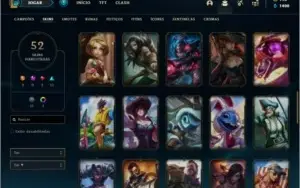 Conta ouro 3 com 100 champs e 52 skins ( MAIN ADC )