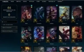 Conta Lvl 21 - 5 skins +2 frags nos espólios (ashe lendária)