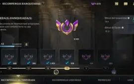 Conta league of legends wild rift elo Platina IV