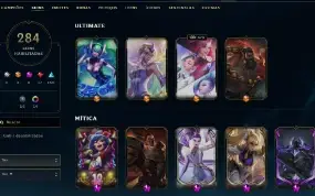 Conta Lol 284 Skins, Full Acesso.