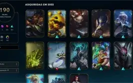 Conta League of legens, 6 anos, Platina 2