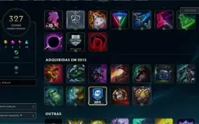 Conta League of legens, 6 anos, Platina 2