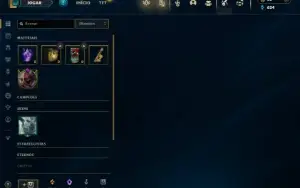 Bronze 4 com 50 Champs e 6 Skins + 1 Fragmento