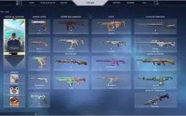 Conta de Valorant com bastante skins (Elo platina)