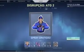 Conta de Valorant com bastante skins (Elo platina)