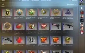 conta steam (global no cs, 5 anos de game )