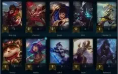 CONTA NÍVEL 25 - 13 SKINS - 19 CAMPEÕES